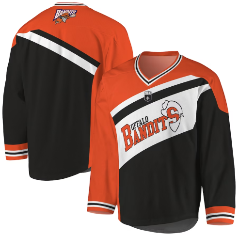 Buffalo Bandits Lacrosse Black/Orange Jersey - TeeShirtUniversity.com 