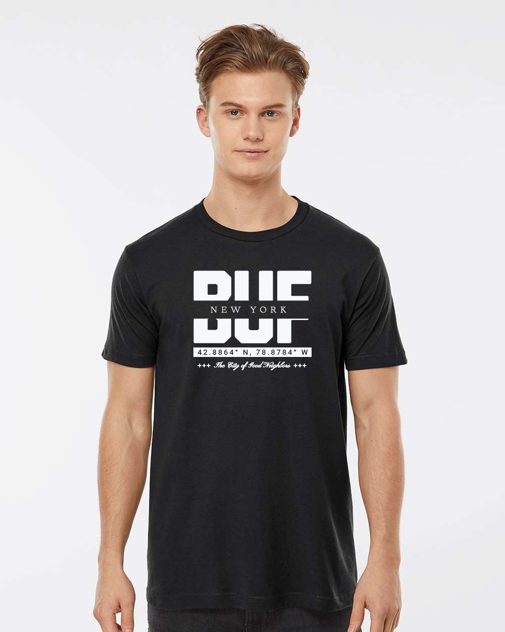 Buffalo New York, BUF coordinates T Shirt