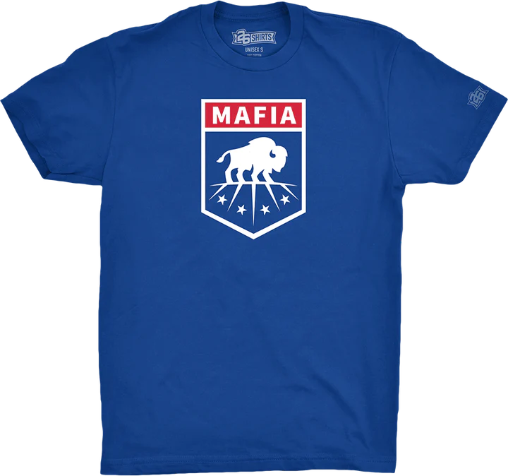 American Images by Hillstar Buffalo Mafia Long Sleeve Tee, Blue