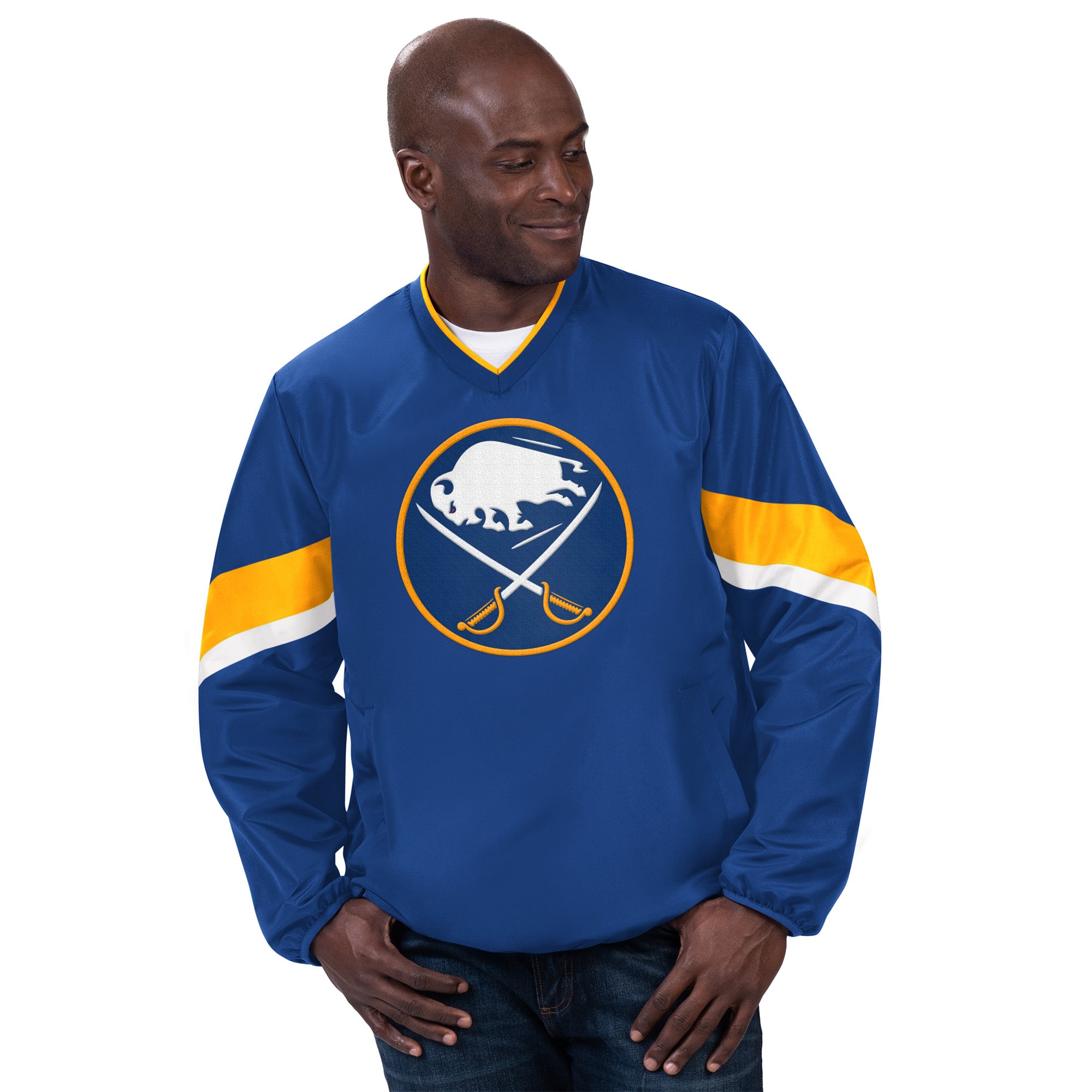 Buffalo Sabres Yardline V-neck Pullover Jacket