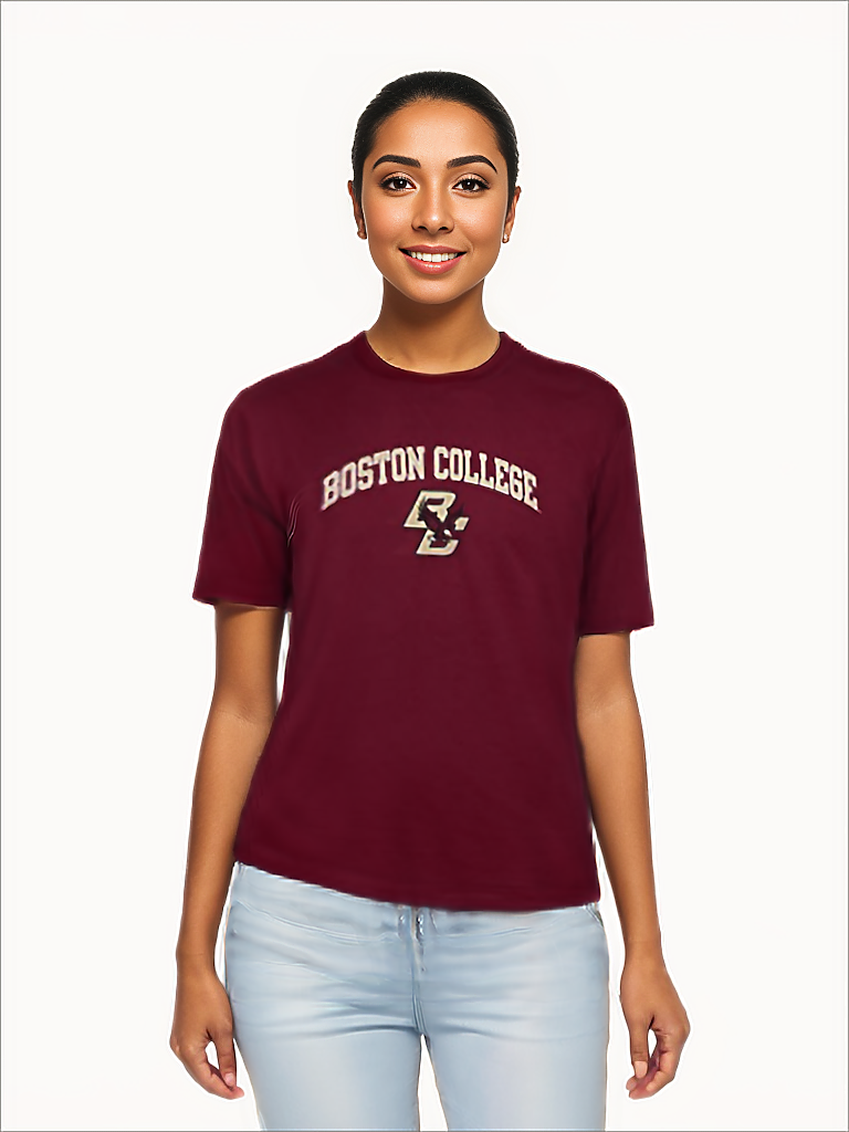 Men's Champion Maroon Boston College Eagles Primary Jersey T-Shirt