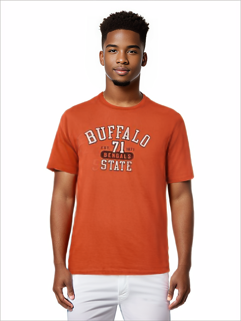 Women's Alternative Apparel Gray Buffalo State Bengals The Keepsake T-Shirt