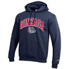 Champion Gonzaga Arched Over Logo NCAA Hooded Sweatshirt - TeeShirtUniversity.com