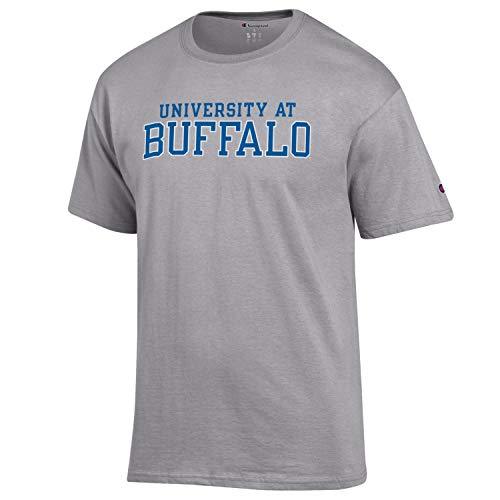 university at buffalo gear University at Buffalo Wordmark NCAA T-Shirt- Gray M / Gray