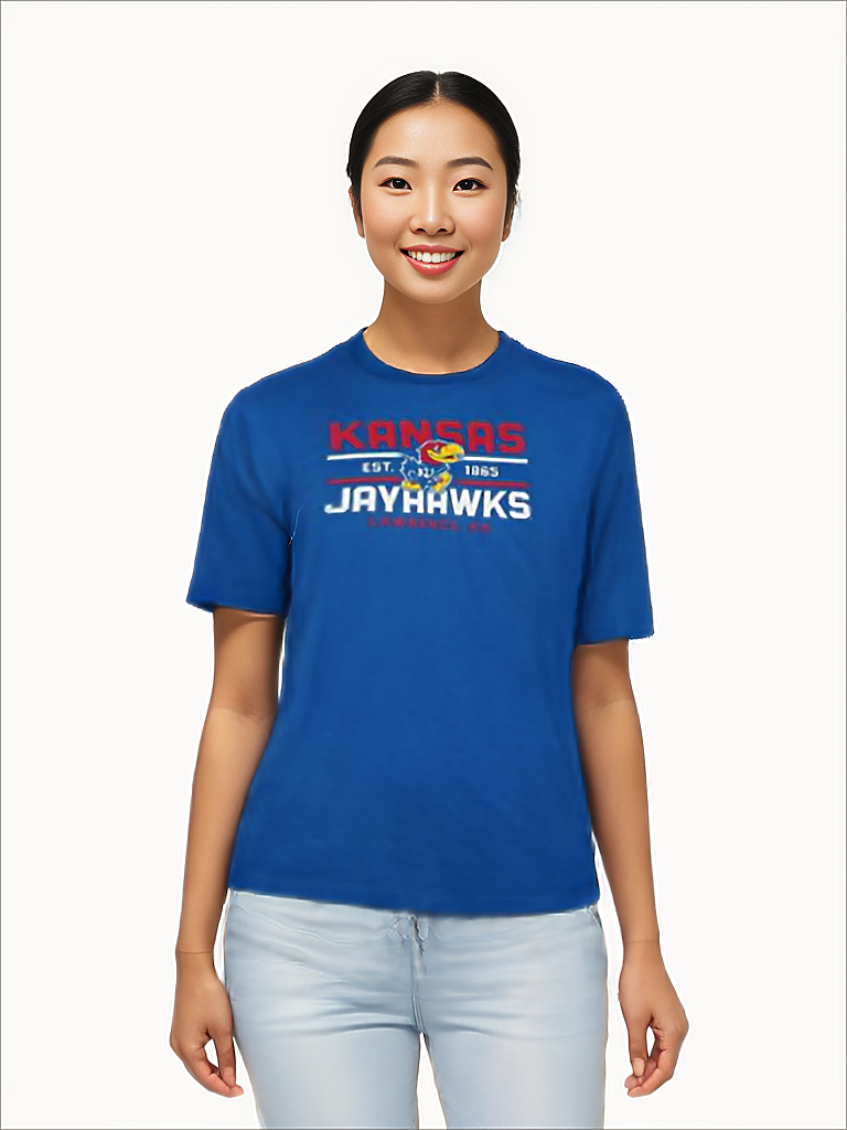 Kansas Jayhawks T Shirt - Royal