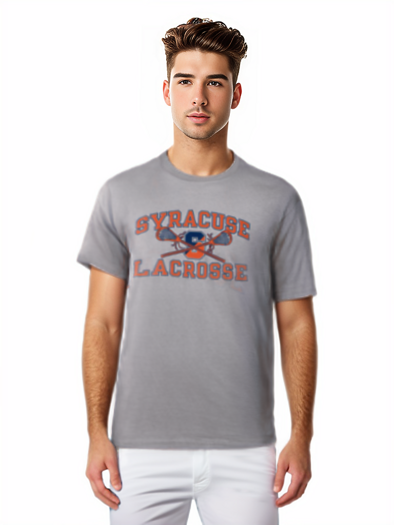 Syracuse Orange Lacrosse Grey T Shirt