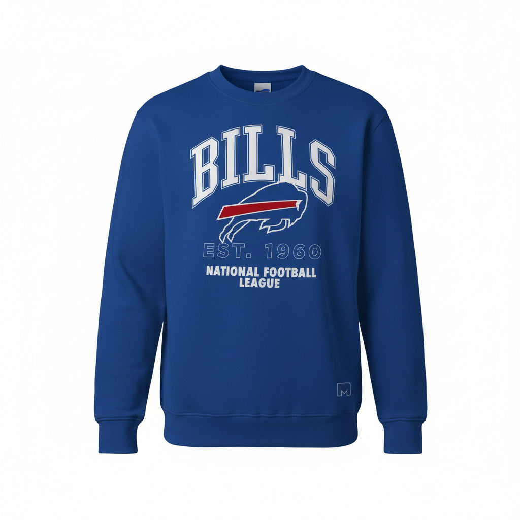 Buffalo Bills MSX by Michael Strahan Performance Confidence Crewneck