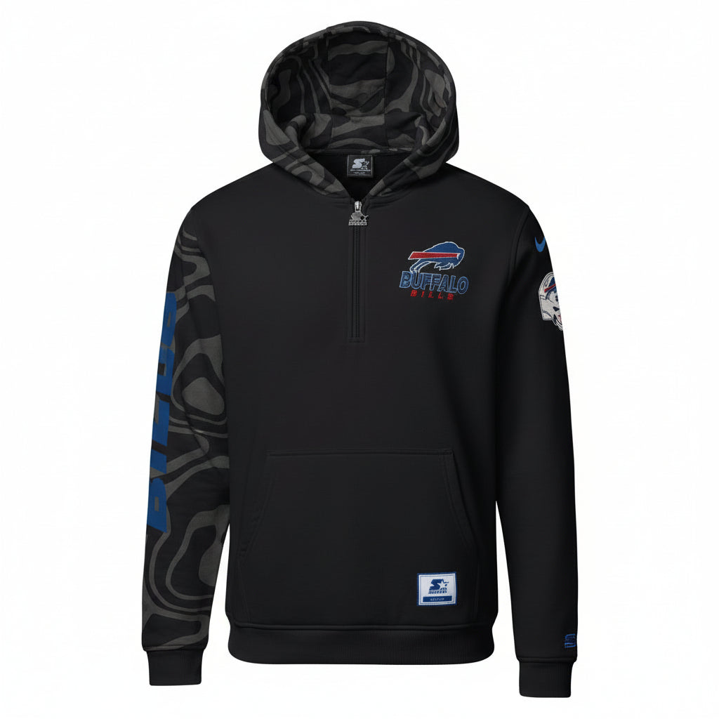 Bills Starter FREEPLAY Zipper 1/4 hoodie