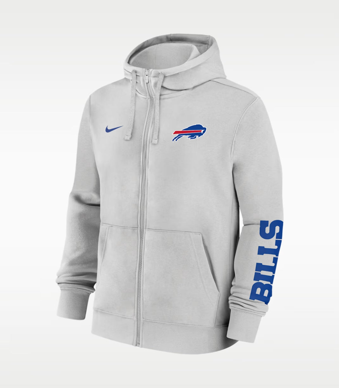 Buffalo Bills Men's Nike Cool Down Full-Zip Hoodie - Gray