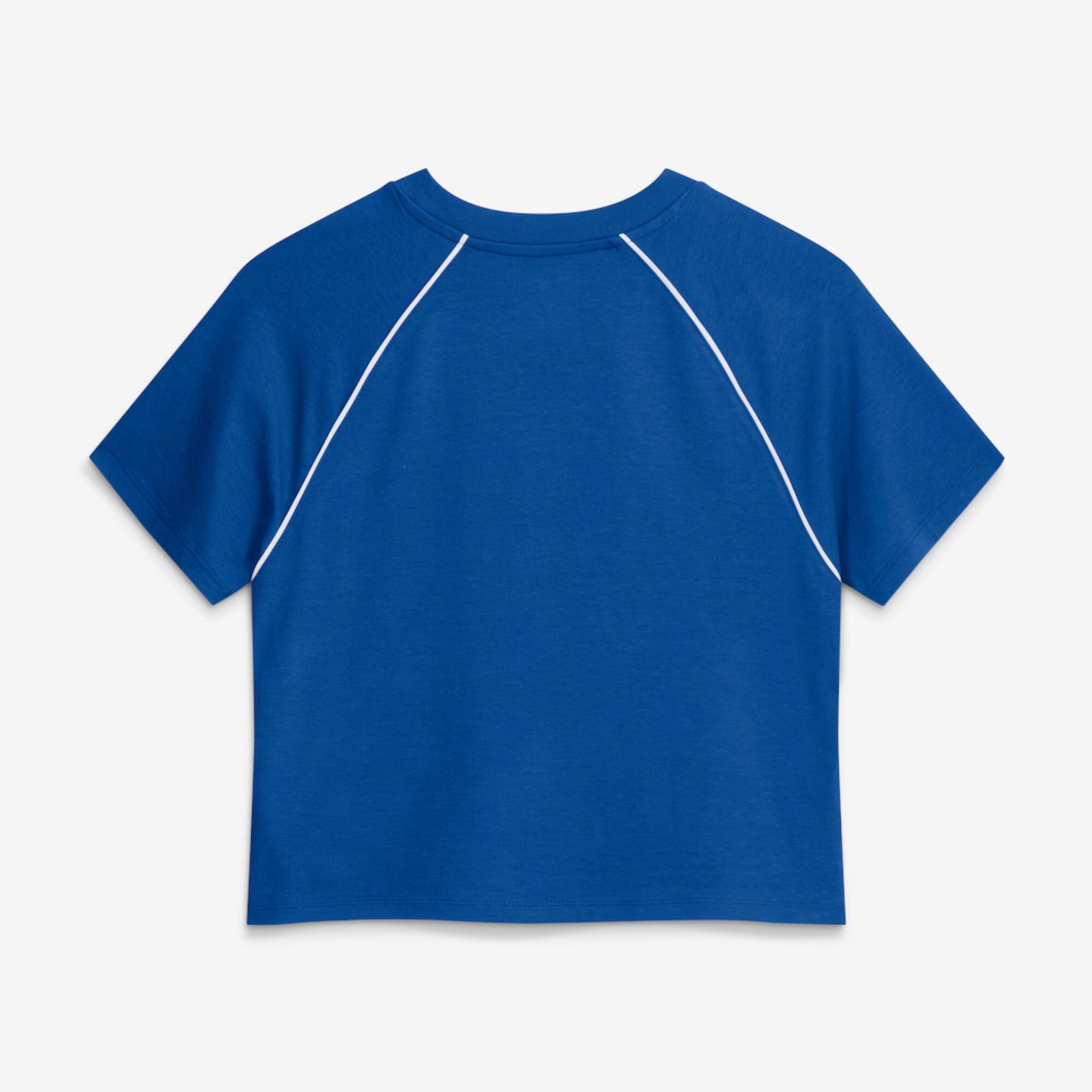 Buffalo Bills Fanatics Women's Offensive Scheme Raglan Tri-Blend Cropped Top - Royal