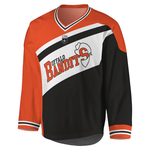 Buffalo Bandits Lacrosse Black/Orange Jersey - TeeShirtUniversity.com 