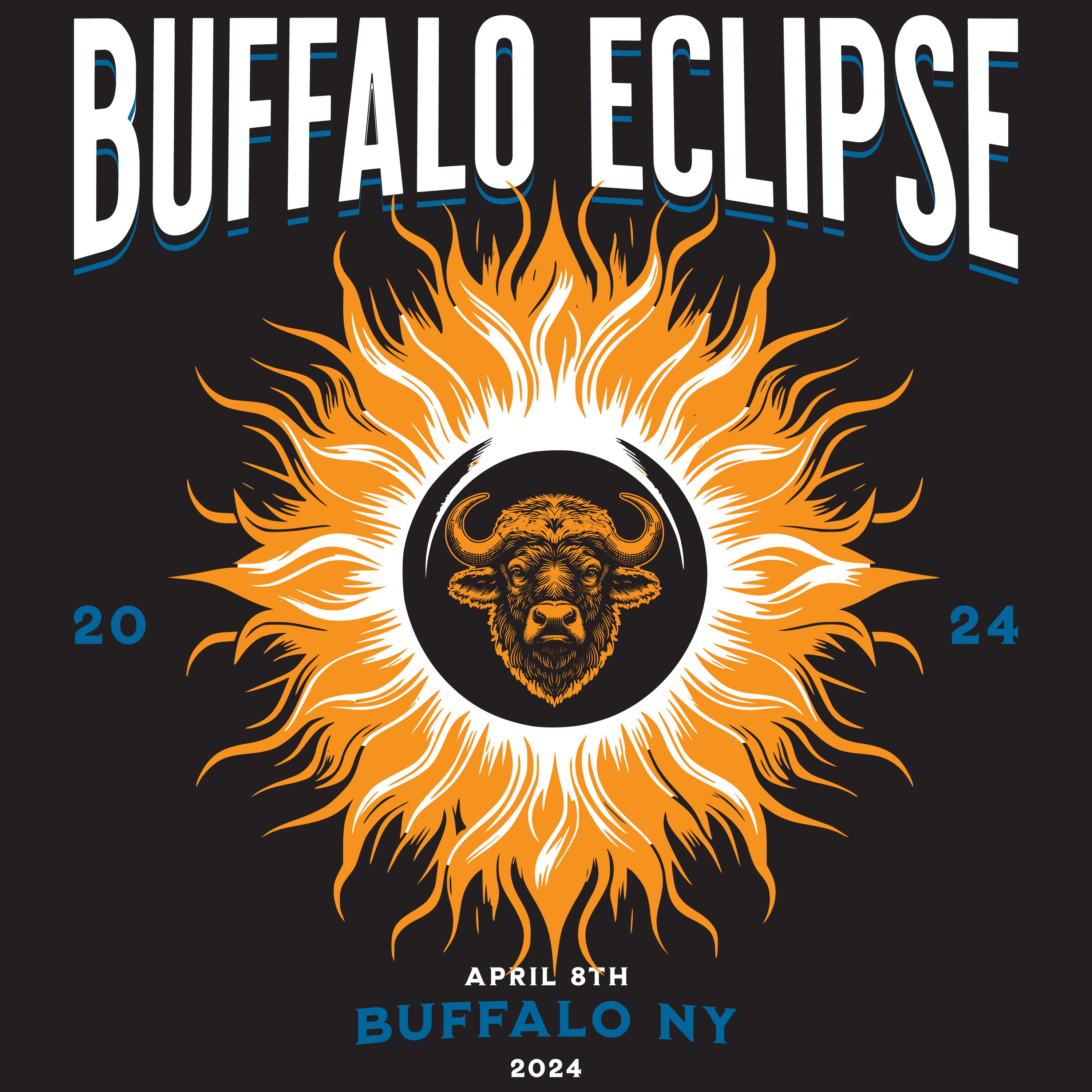 Buffalo Solar Eclipse 2024 T-shirt