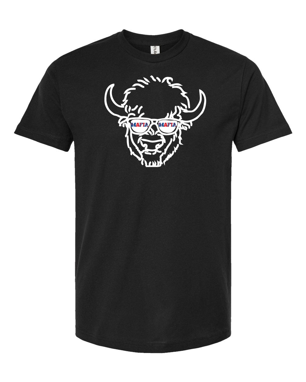 Buffalo with mafia shades,  Buffalo T Shirt - TeeShirtUniversity.com 
