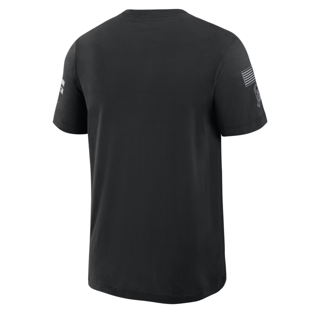 Buffalo Bills Nike 2026 Salute to Service Slub T-Shirt - Black | TeeShirtUniversity