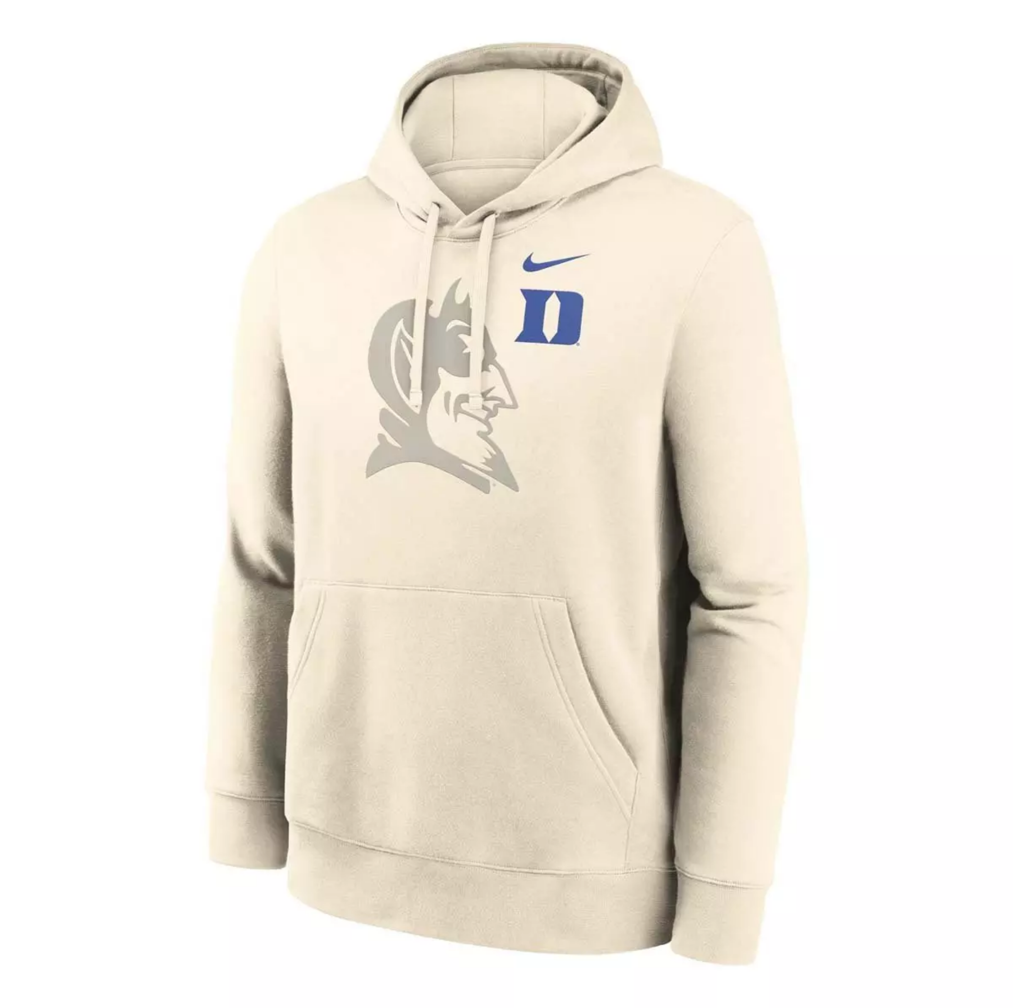 Duke Blue devils Nike Curveball Hoodie - Cream