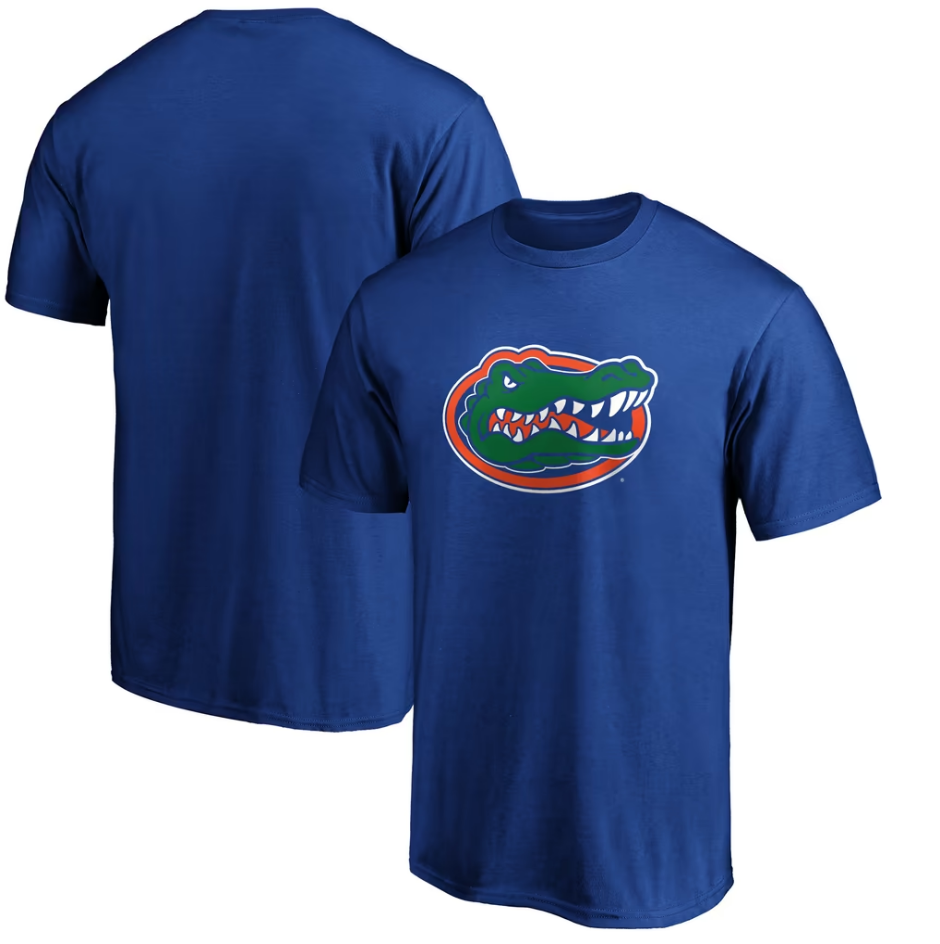 Floriday Gators Royal.png):

Florida Gators Royal Blue Logo T-Shirt Front View