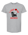 I Love my wiener dog T-shirt