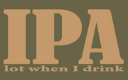 IPA, I pee a lot when I drink  funny T Shirt - TeeShirtUniversity.com 