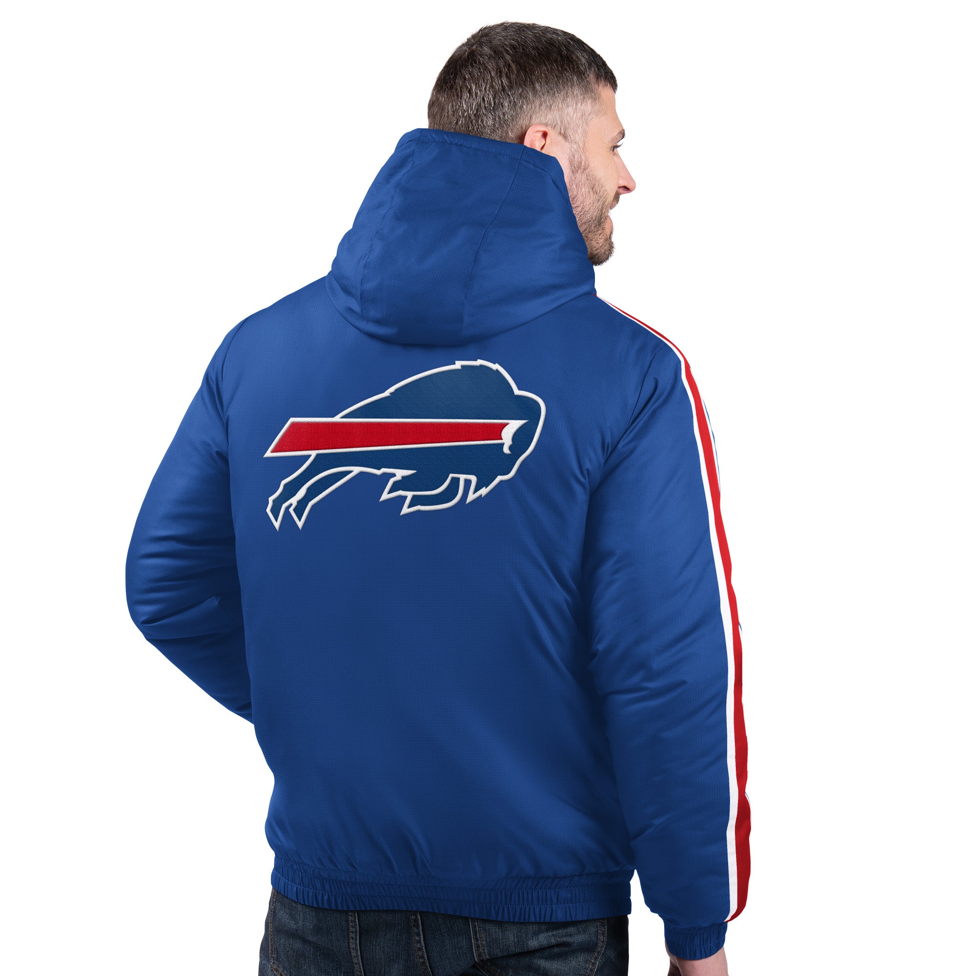 Bills GIII Poly fill Hooded Jacket