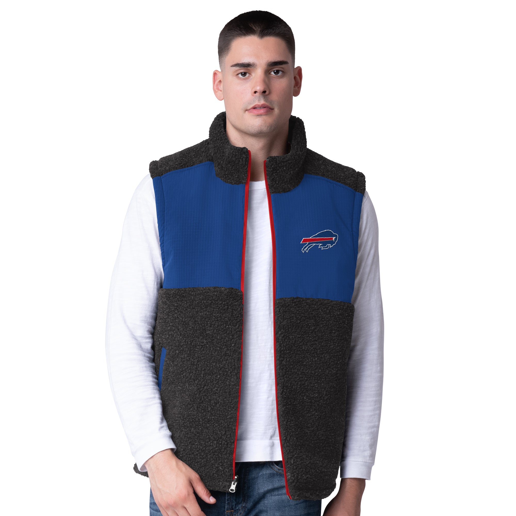 Bills Reversible Full-Zip Vest