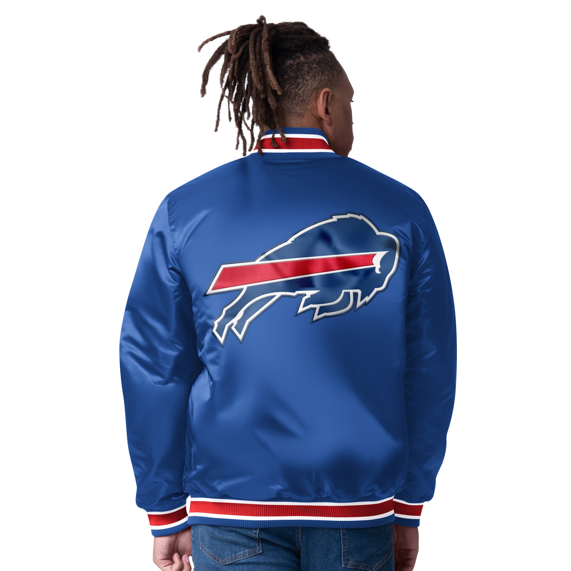 Starter Men's Buffalo Bills Closer Reversible Varsity Jacket