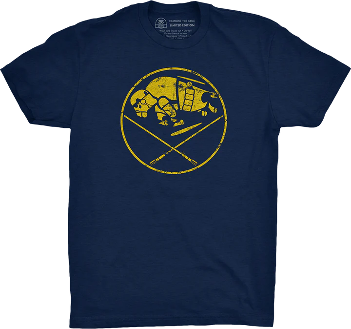 Buffalo Mafia Laser Swords T-Shirt - TeeShirtUniversity.com 