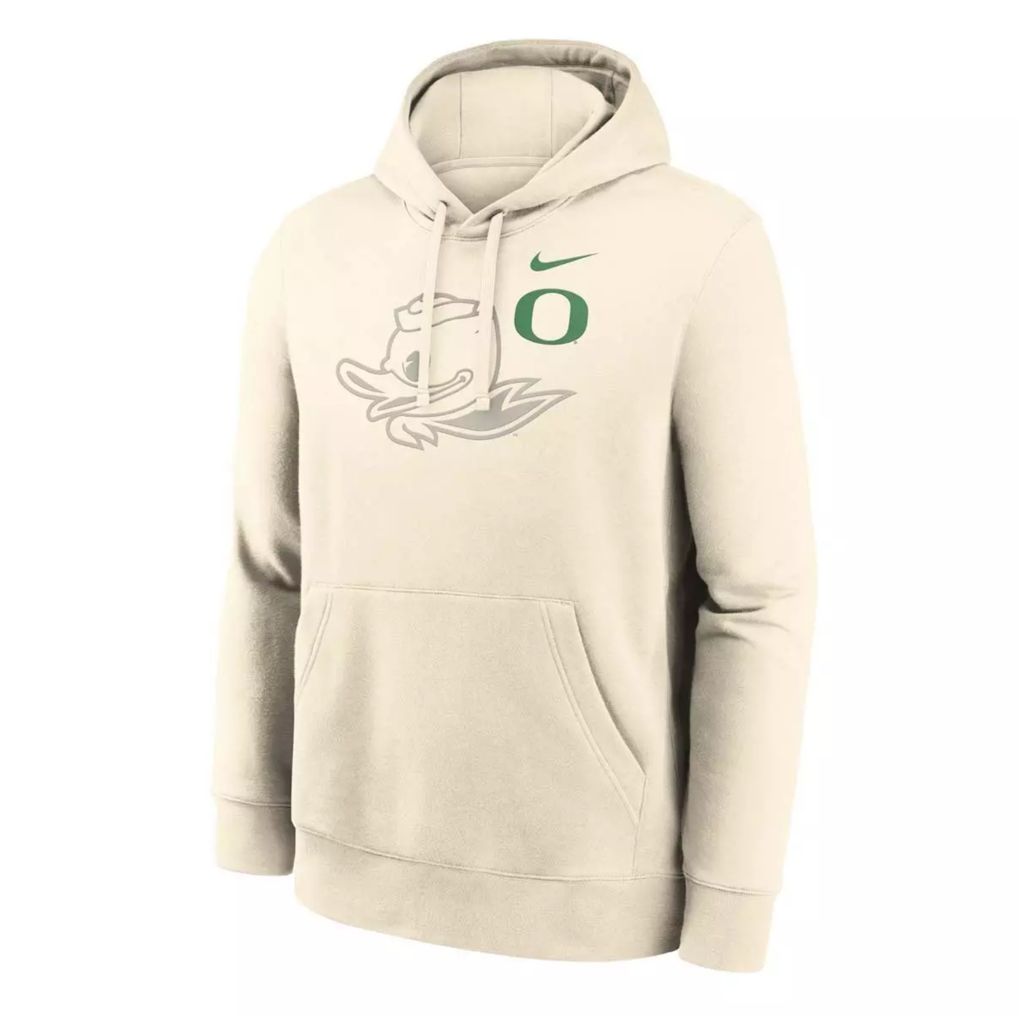Oregon Ducks Nike Curveball Hoodie - Cream