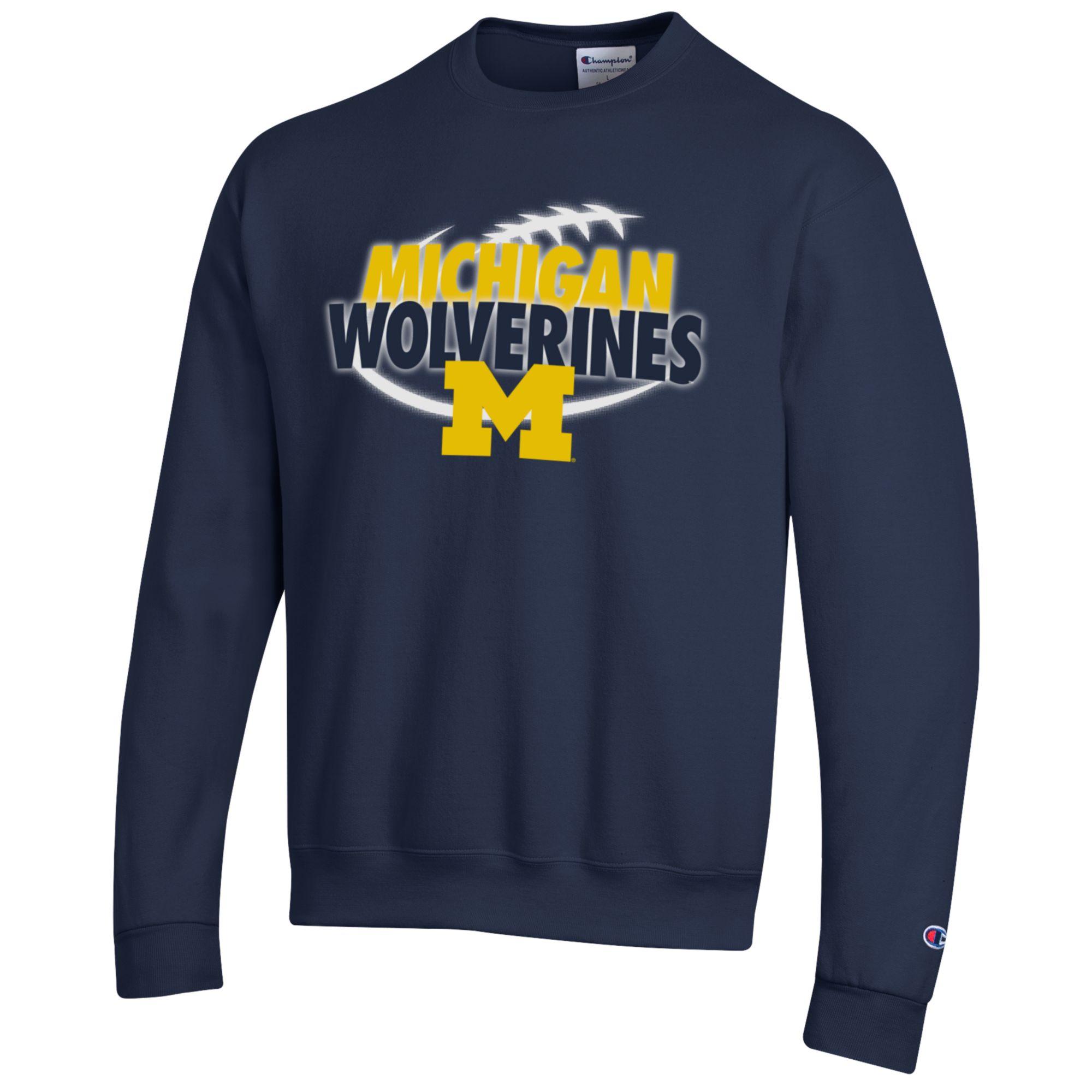 Michigan Wolverines Football Crewneck sweatshirt -teeshirtuniversity.com