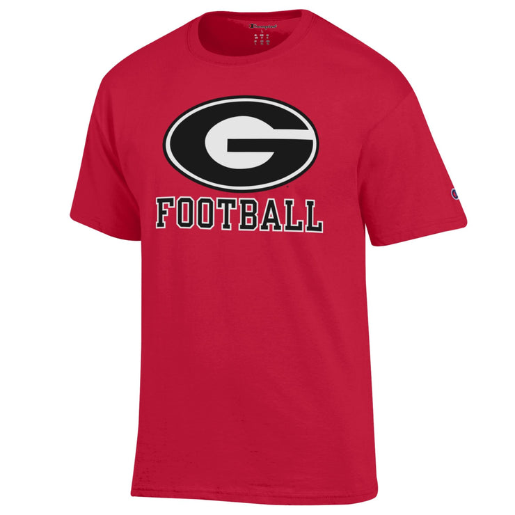Georgia Bulldogs Football Logo tee - Red