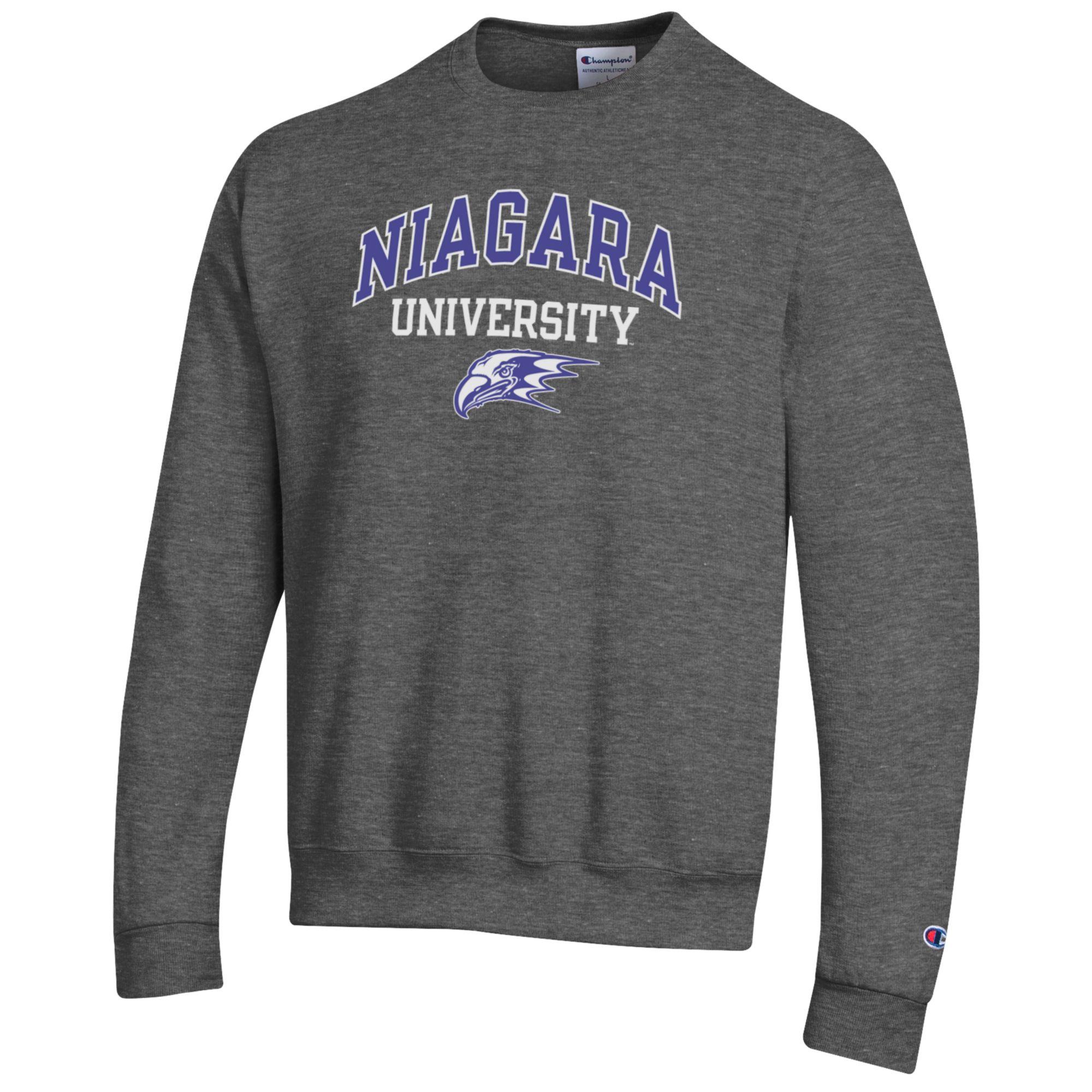 Niagara University NCAA Crewneck Sweatshirt Gray