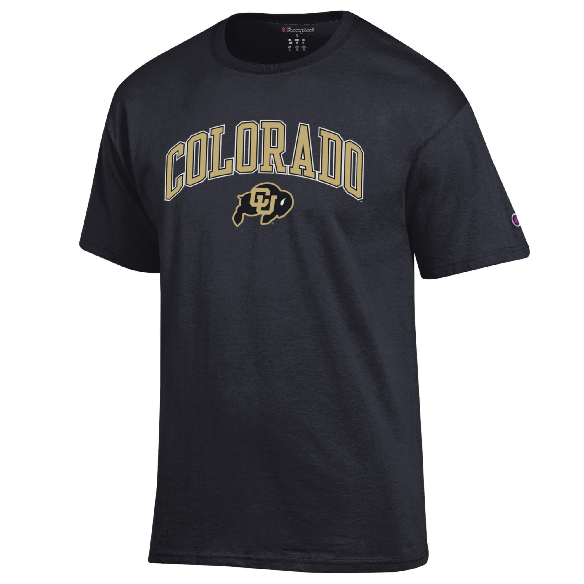 University of Colorado Buffalos T-Shirt Black - TeeShirtUniversity.com