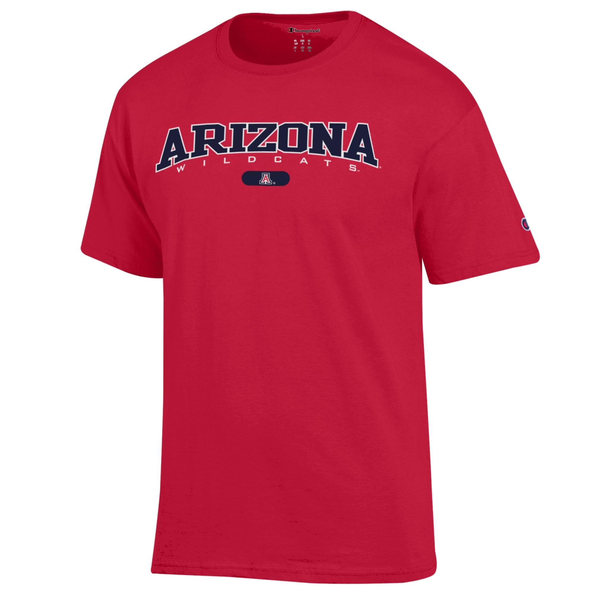 Arizona Wildcats Arch Over Logo T-Shirt - Red
