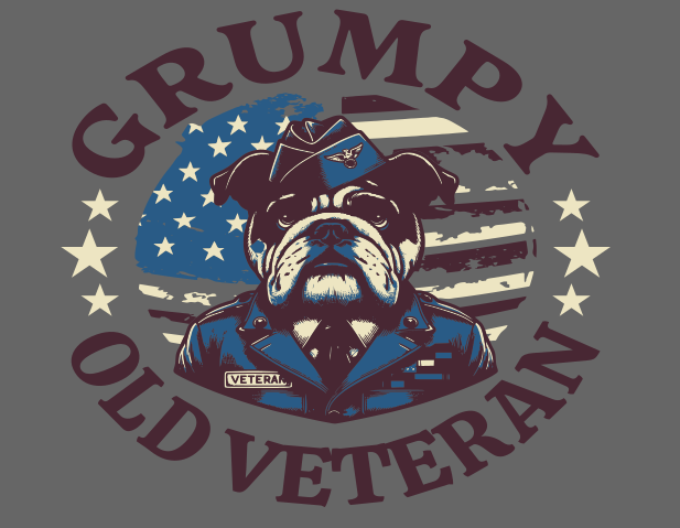 Grumpy Old Veteran funny T-Shirt