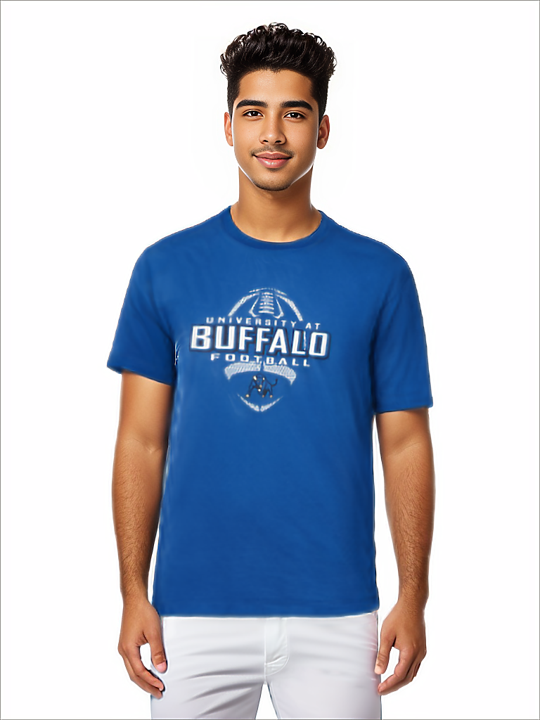 university at buffalo gear UB Bulls, University at Buffalo Football T shirt Blue