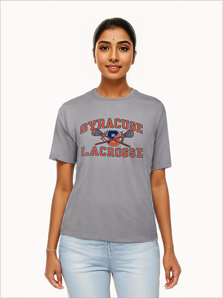 Syracuse Orange Lacrosse Grey T Shirt