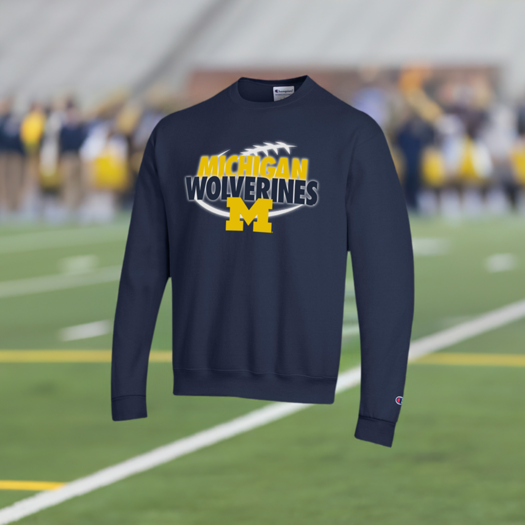 Michigan Wolverines Football Crewneck sweatshirt - Navy