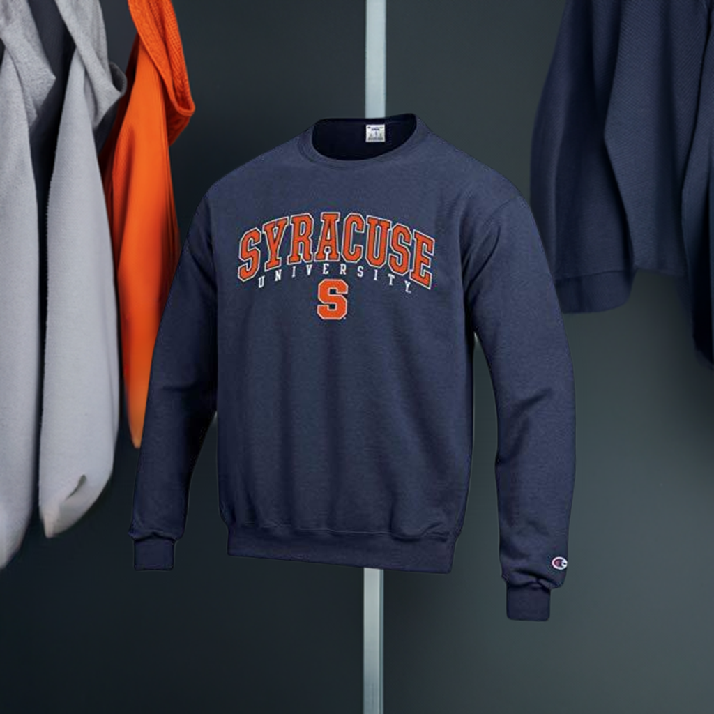 Syracuse University Crewneck Sweatshirt, Navy - Main Image