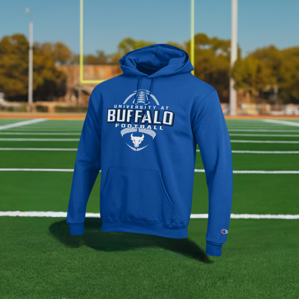 University at Buffalo Football Hoodie Blue