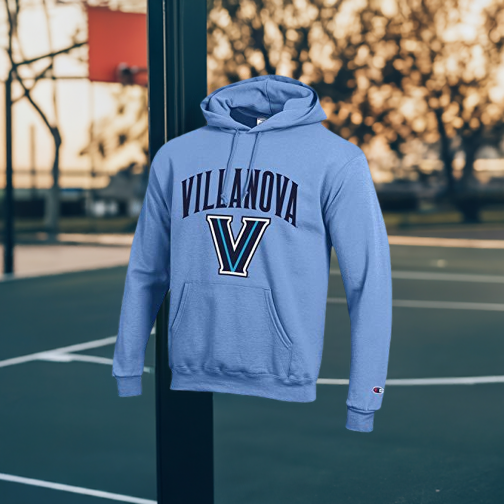 Villanova Arched Over Logo Hooded Sweatshirt