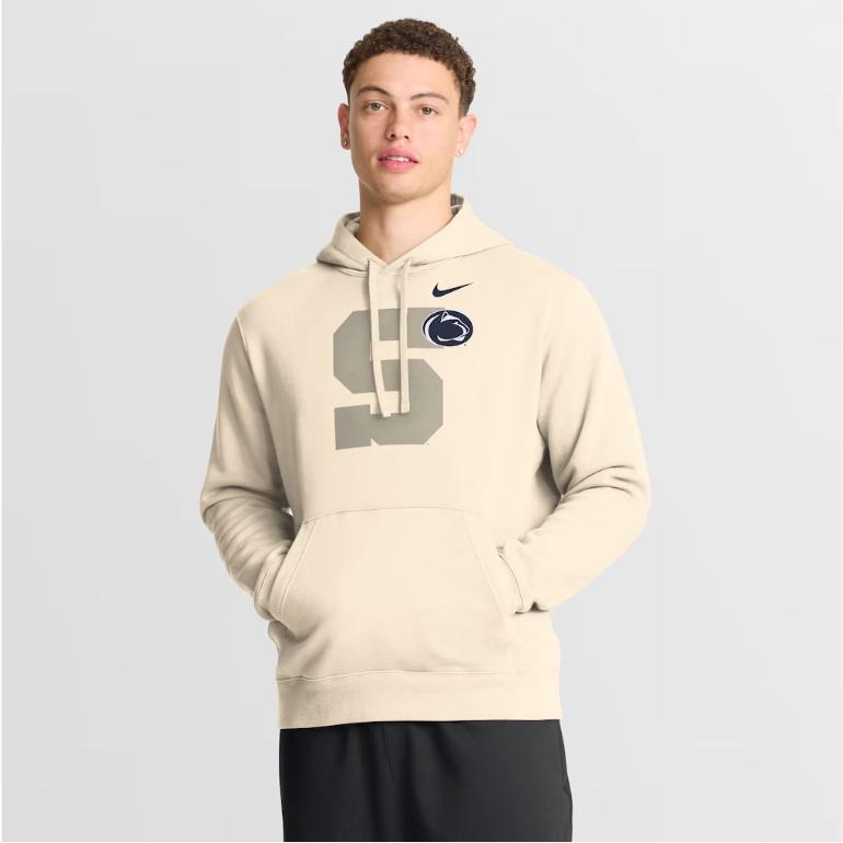 Penn State Nittany Lions Nike Curveball Hoodie - Cream