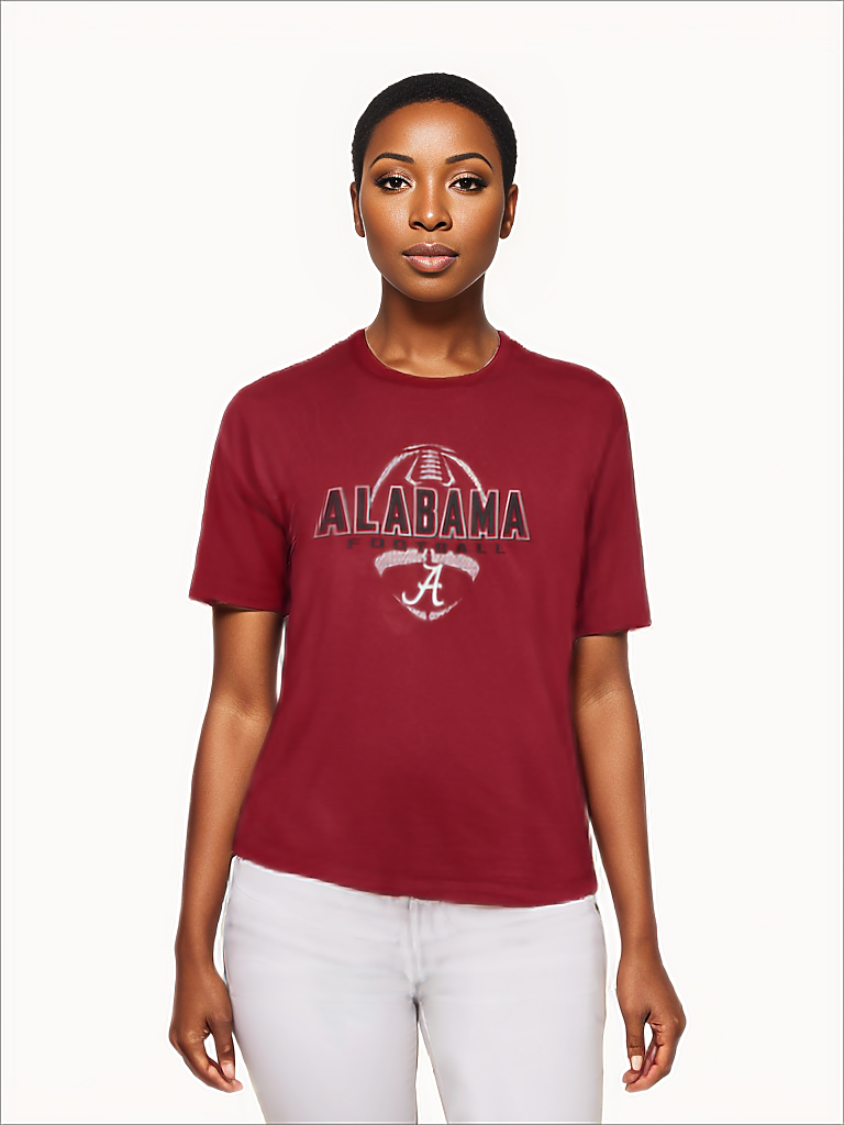 Alabama Crimson Tide Football T shirt NCAA by Champion cardinal red - TeeShirtUniversity.com