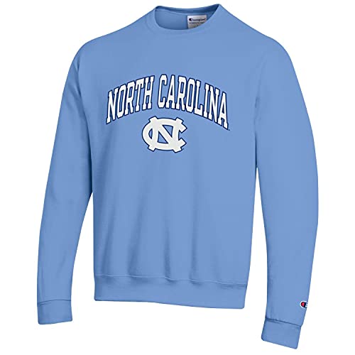 University of North Carolina, UNC Crewneck Sweatshirt Blue - TeeShirtUniversity.com 