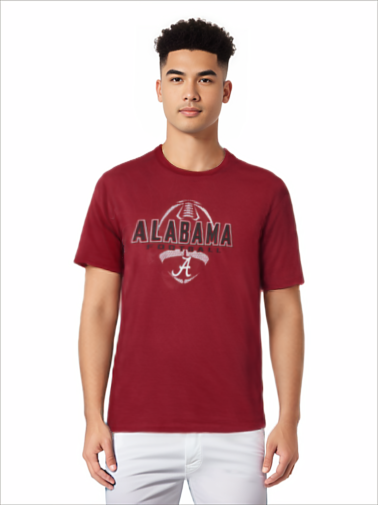 Alabama Crimson Tide Football T shirt NCAA by Champion cardinal red - TeeShirtUniversity.com