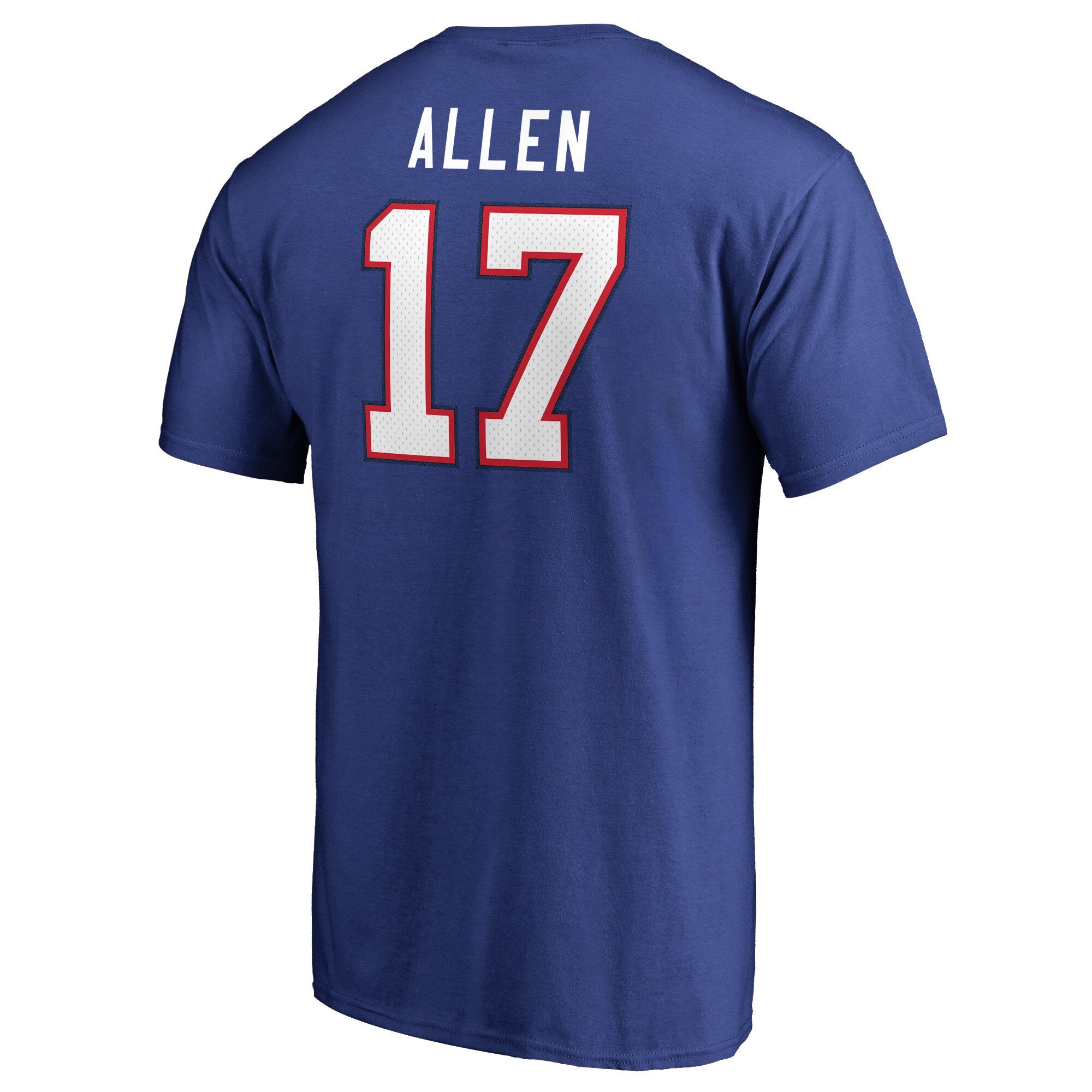 Josh Allen Buffalo Bills Pro Line Name & Number T-Shirt – Royal - TeeShirtUniversity.com