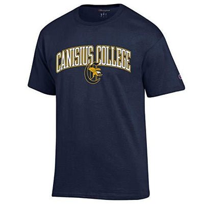 Canisius College with Logo NCAA T Shirt, Navy - TeeShirtUniversity.com