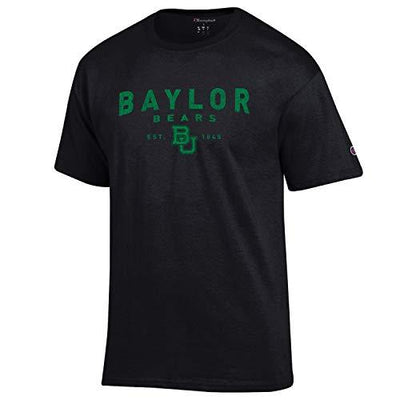 Champion Baylor University Bears NCAA T Shirt - Black - TeeShirtUniversity.com