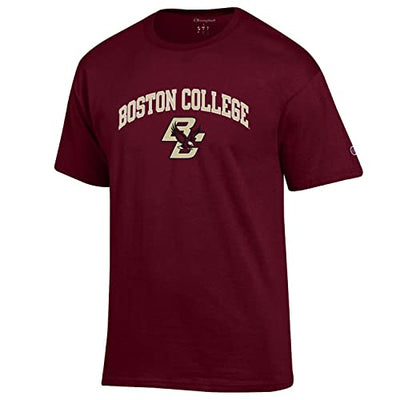 Champion Boston College BC Logo T Shirt Maroon - TeeShirtUniversity.com