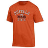 Champion Buffalo State Arched Over Bengals NCAA T Shirt, Orange - TeeShirtUniversity.com
