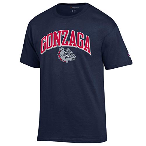 Champion Gonzaga University Bulldogs NCAA T Shirt - Navy - TeeShirtUniversity.com