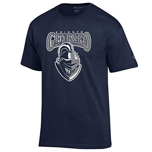 Champion SUNY at Geneseo Knights NCAA T Shirt - Navy - TeeShirtUniversity.com
